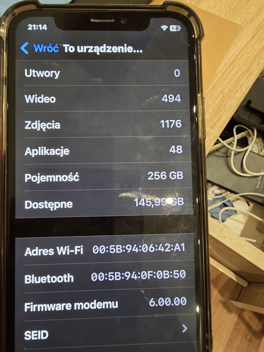 Iphone xs 256gb biały