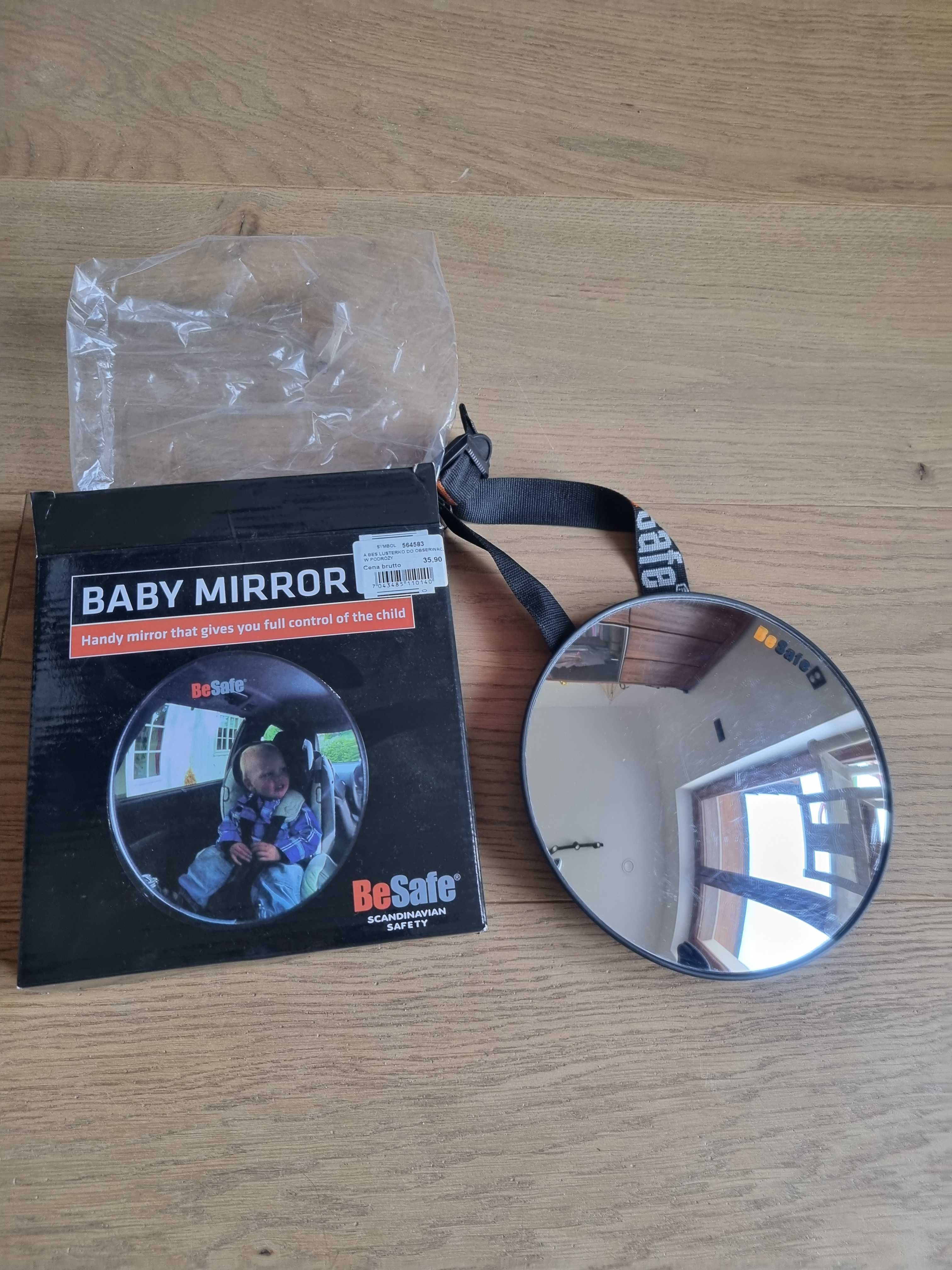Be Safe lusterko dla dzieci do auta baby mirror