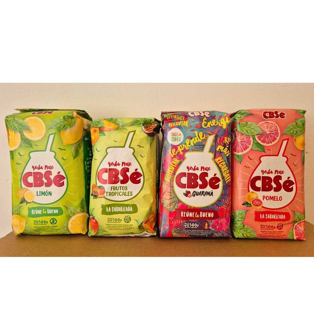 Smakowa Yerba Mate - zestaw 4 x CBSe