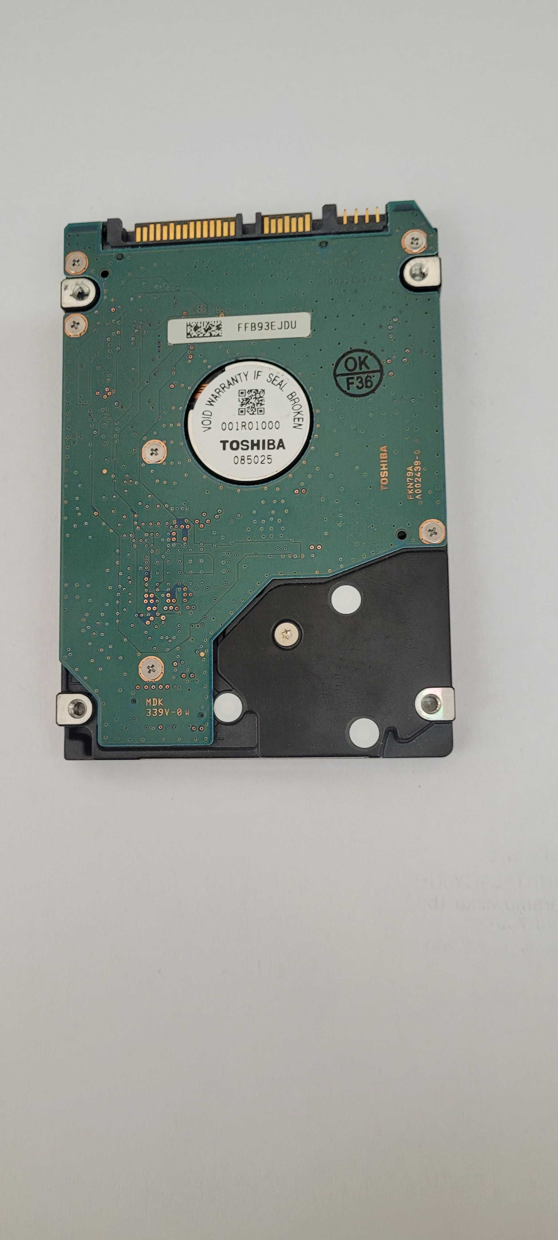 używany dysk twardy HDD 2,5" Toshiba 500GB 5400 rpm SATA