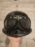 Kask motocyklowy orzeszek vintage DOT