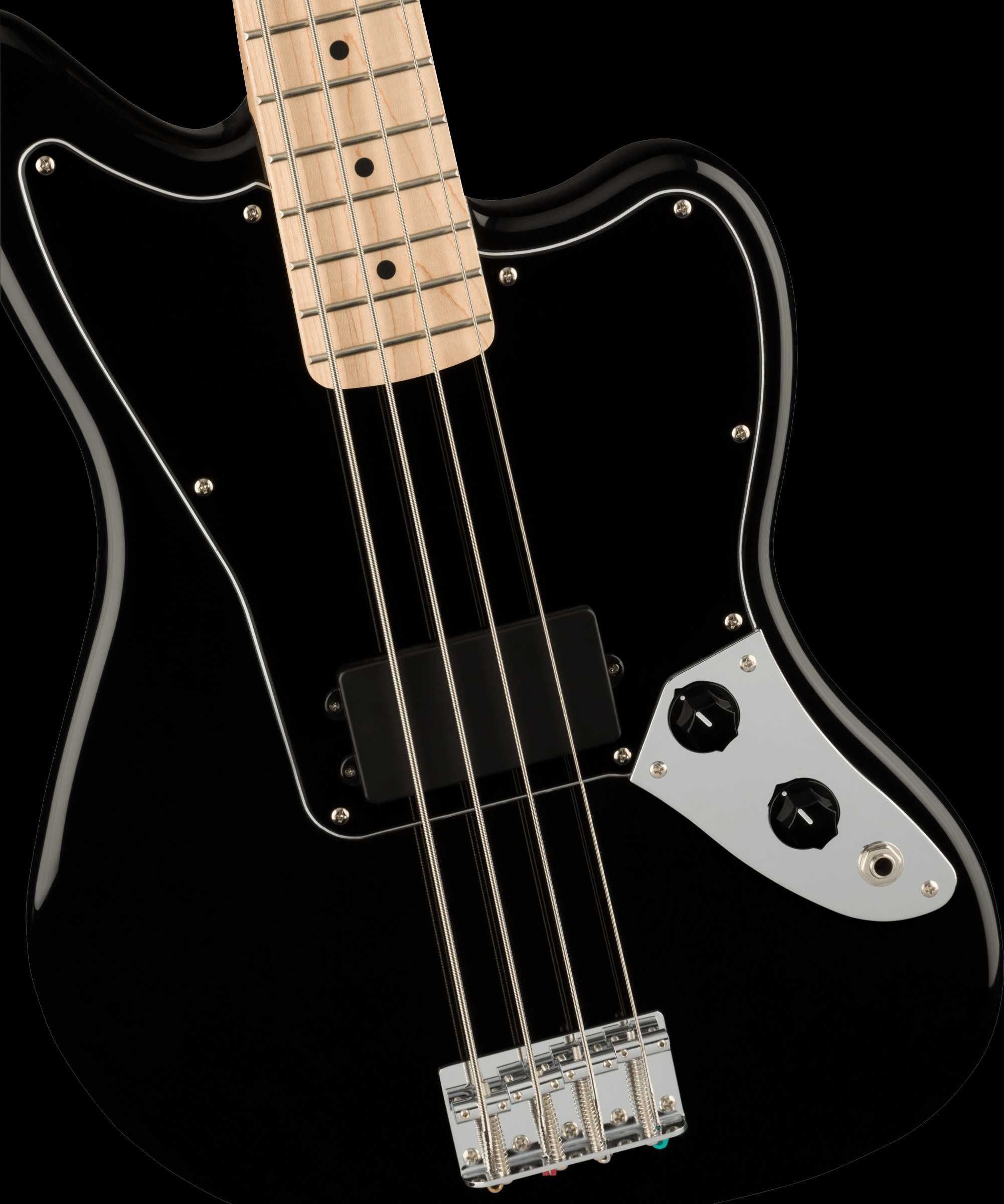 Gitara basowa Squier by Fender Jaguar Bass BLK - krótka skala