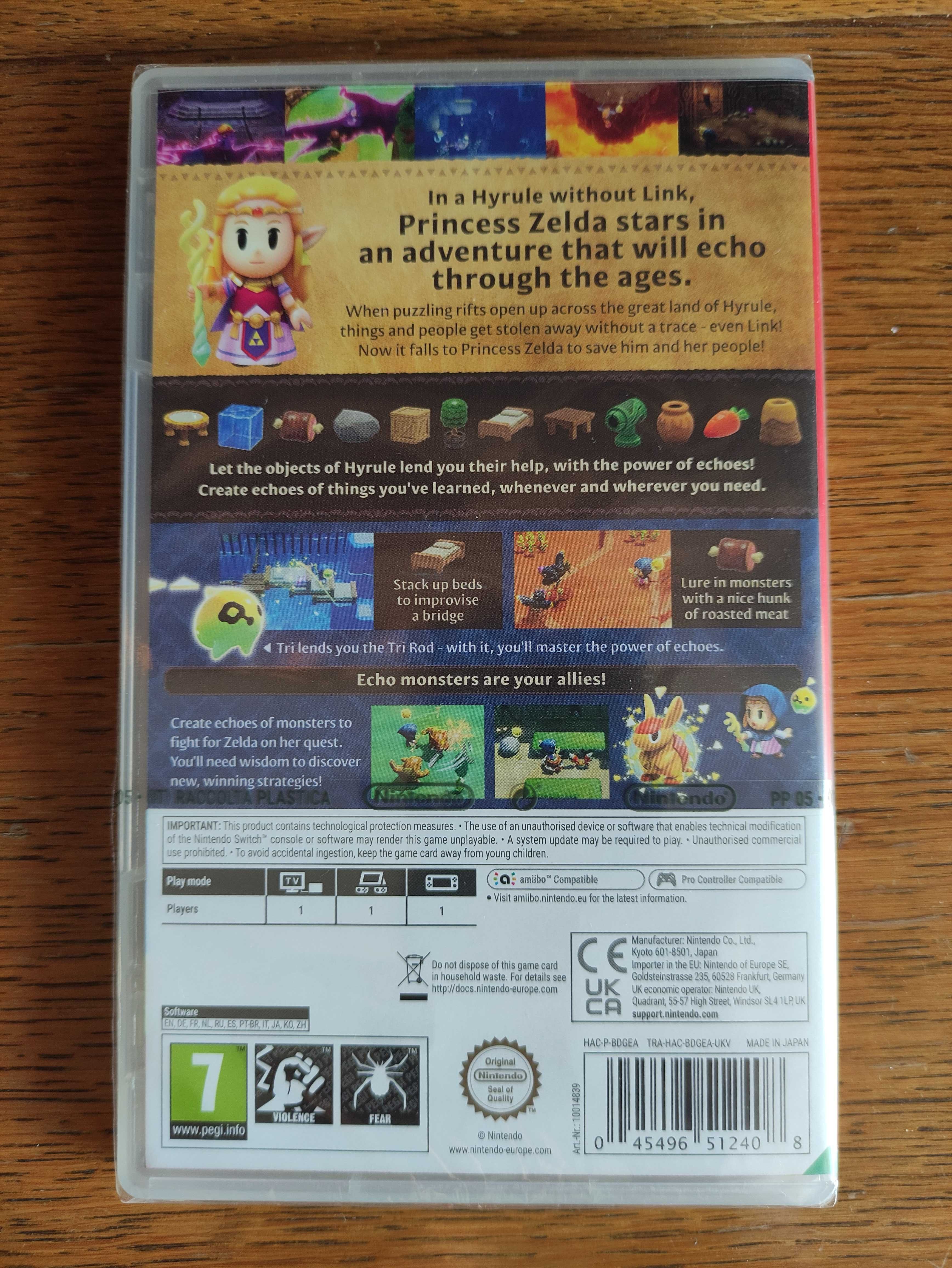 Gra The Legend of Zelda Echoes of Wisdom Nintendo Switch NOWA FOLIA