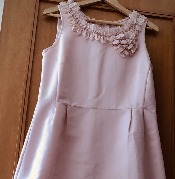 Vestido Sra tecido gorgurão