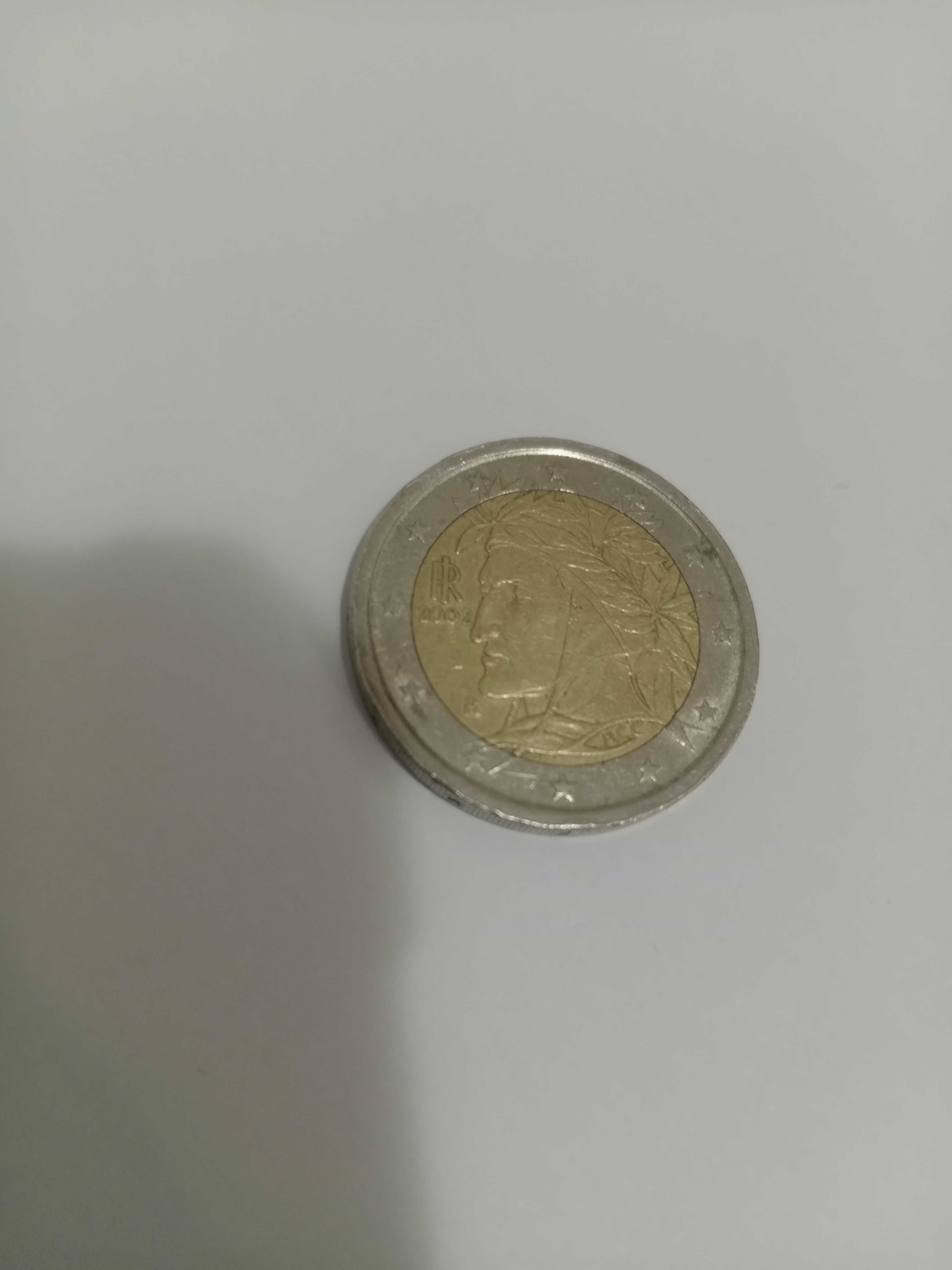 Moedas raras de 2 e 1 euro