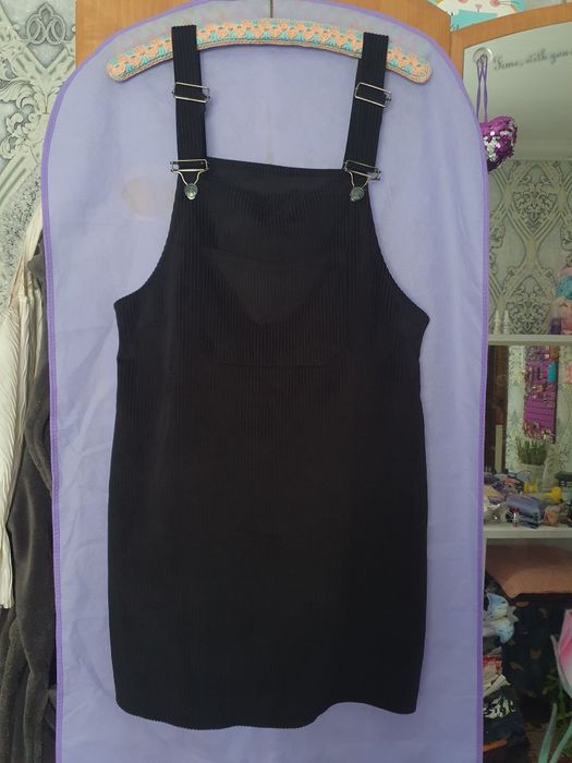 Замшивий сарафан