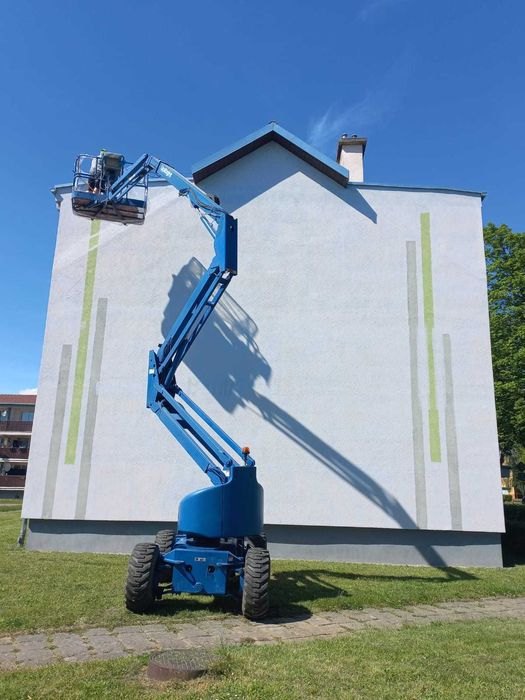 Mycie elewacji, wycinka drzew, usługi podnośnikiem koszowym 22m i 16m