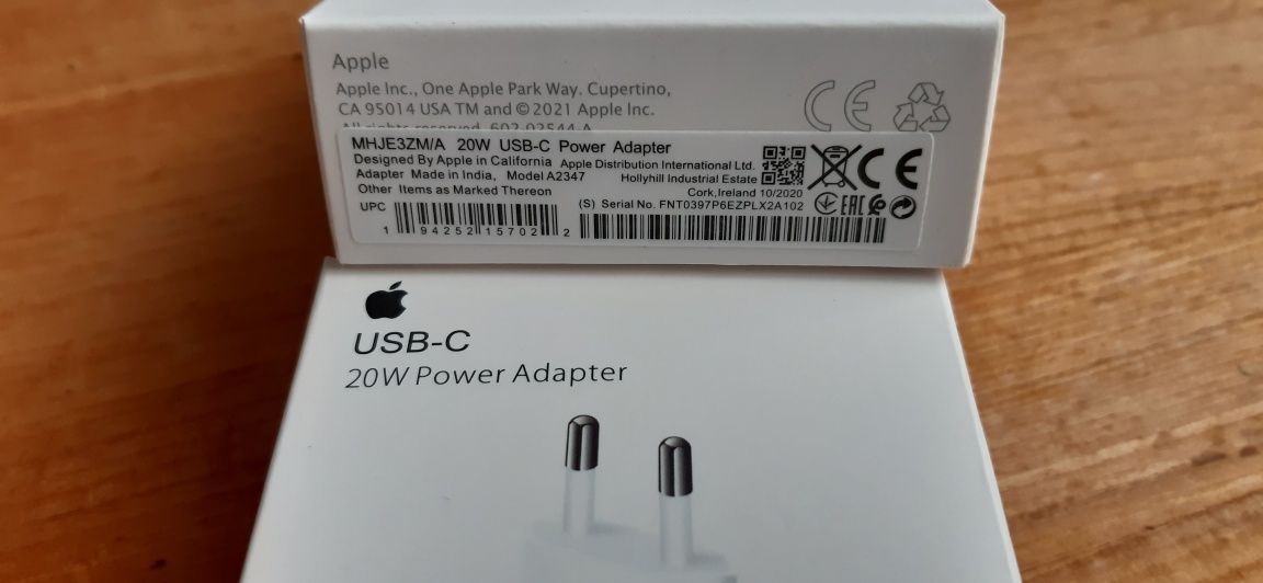 Zasilacz do iPhone USB-C 20W NOWY