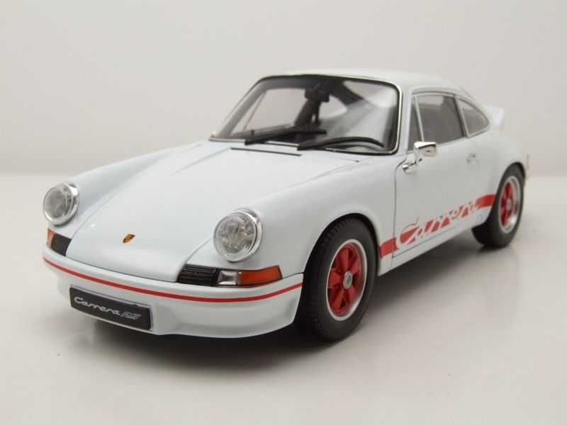 Model 1:18 Welly Porsche 911 Carrera RS 2.7 1973 white/red