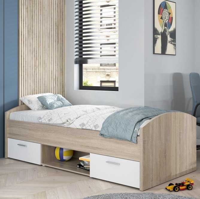 Winnie WNL09 Forte Łóżko 90x200 + Materac Kokos H3/H4