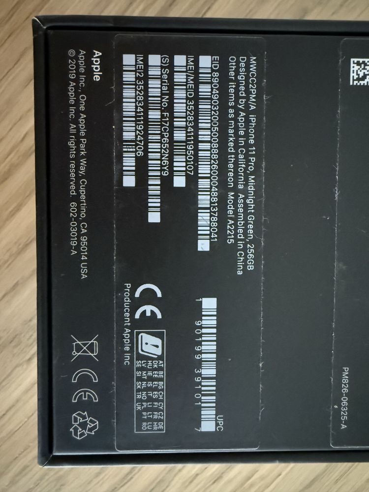 iPhone 11 pro, 256 GB