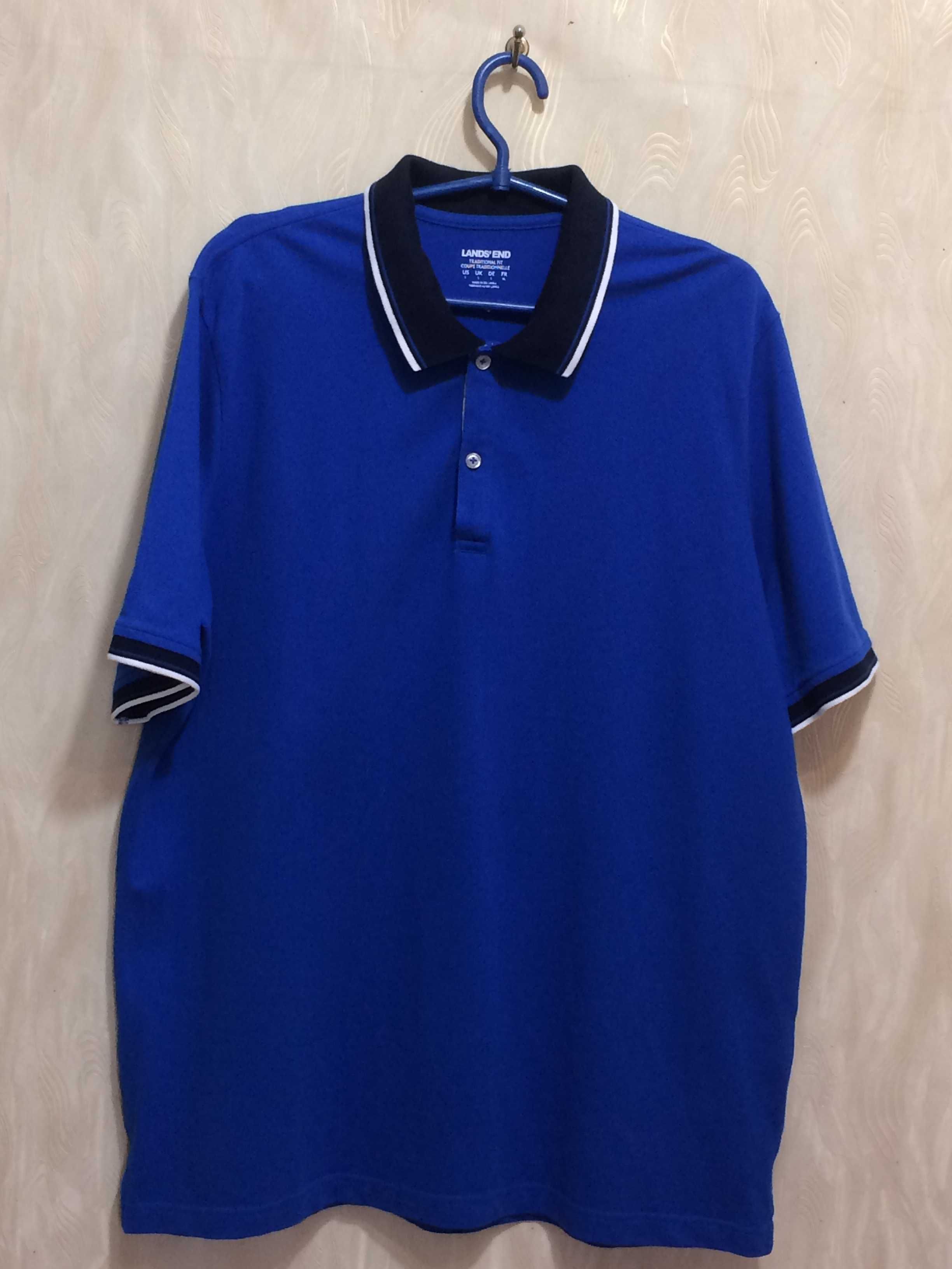 Чудова футболка поло lands`end , р.l-xl