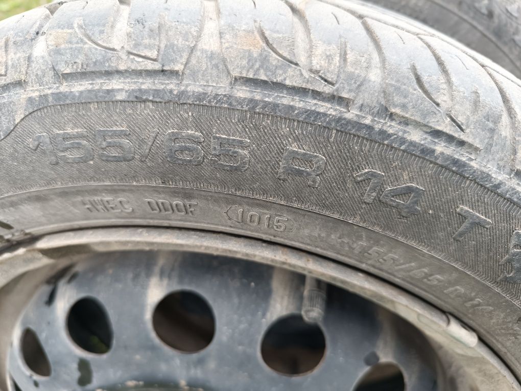 Koła Lato*155/65R14*Peugeot 107*Toyota Aygo*Citroen C1*4x100*