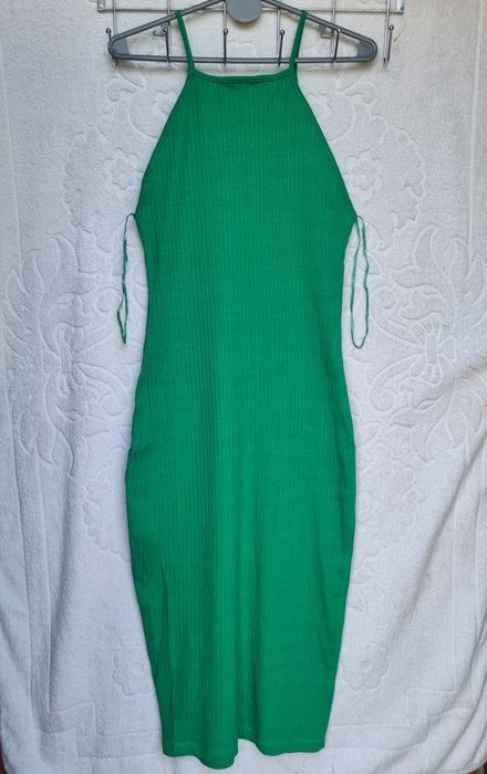 Vestido verde Zara TM XL  VT 103
