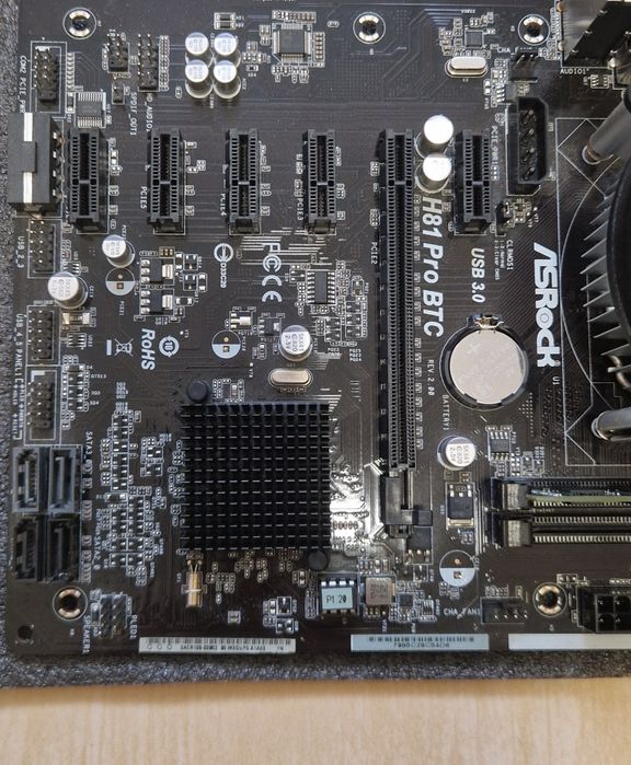 Płyta Główna ASRock H81 Pro BTC R2.0 ATX + CPU + Ram