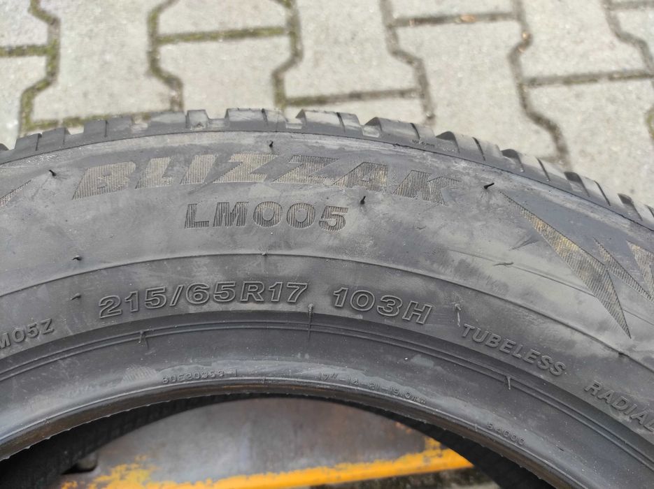 NOWE zimowe 4szt 215/65 R17 Bridgestone Blizzak LM005 WYSYŁKA 2024