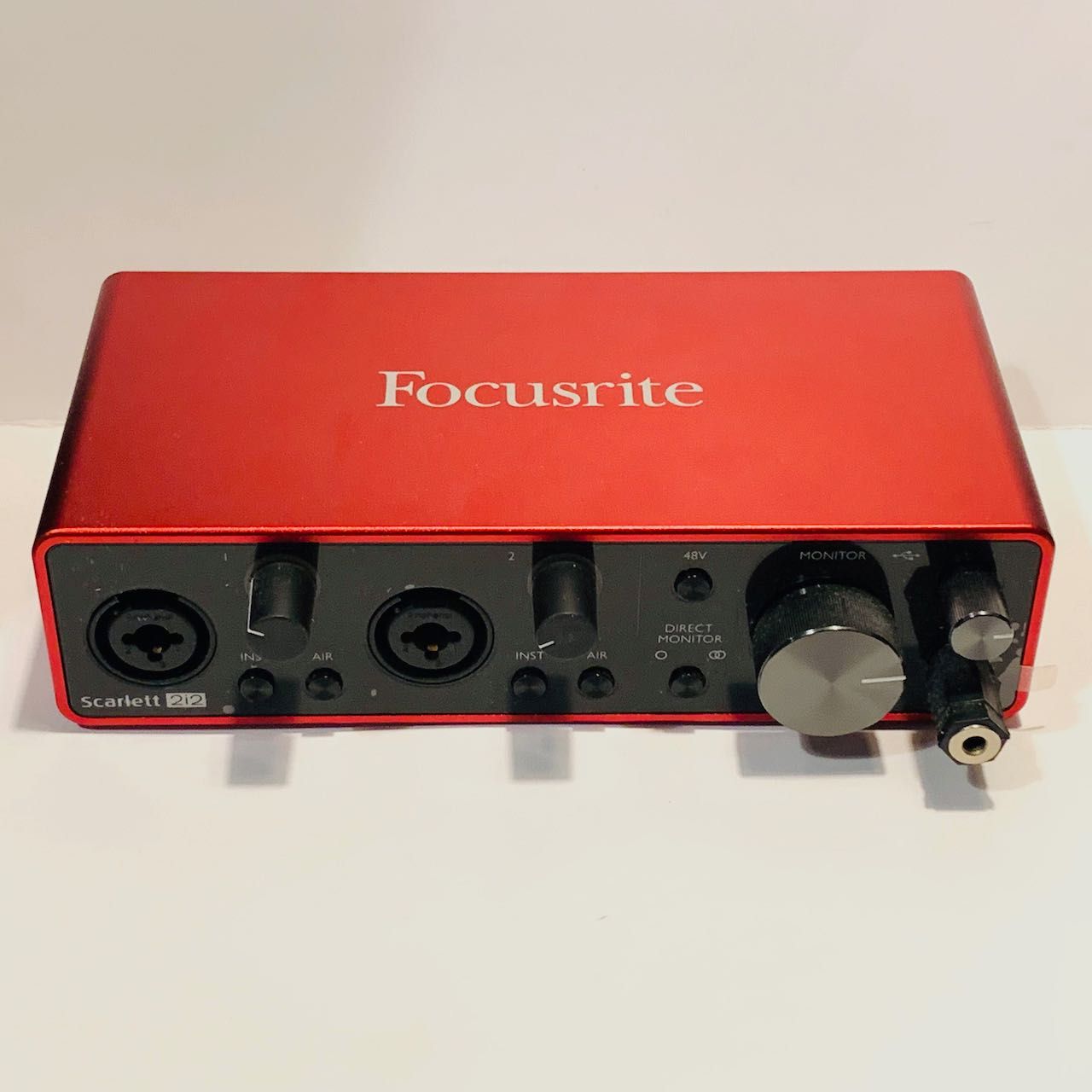 FOCUSRITE Scarlett 2i2 3gen Interfejs Audio USB czerwony