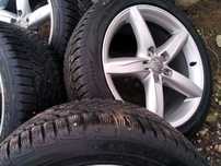 Opony Zimowe 245/45R18 Koła Felgi Aluminiowe Audi A6 A4 A8 A3 BMW 3 5