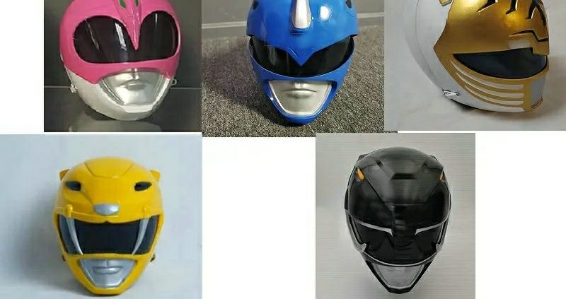 Capacete Power Rangers Mighty Morphin Premium