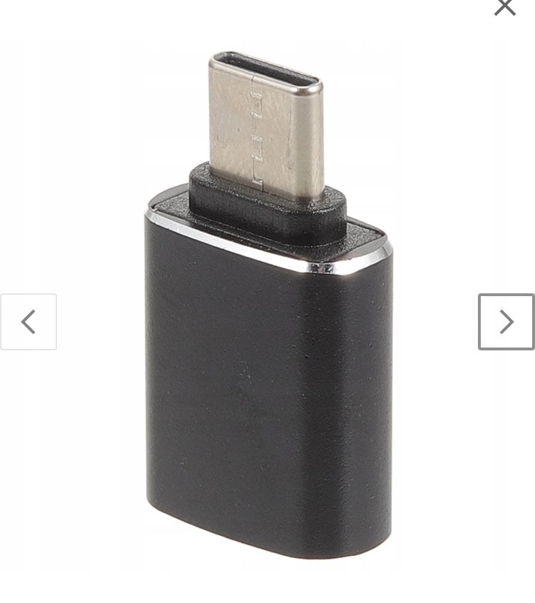 Adapter USB C USB-C żeński 2 sztuki