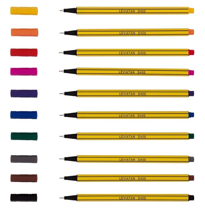 Zestaw cienkopisów - 10 kolorów - nowe