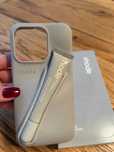 Oryginalne RHODE etui Iphone 15 pro,15 - kolor szary + blyszczyk szary