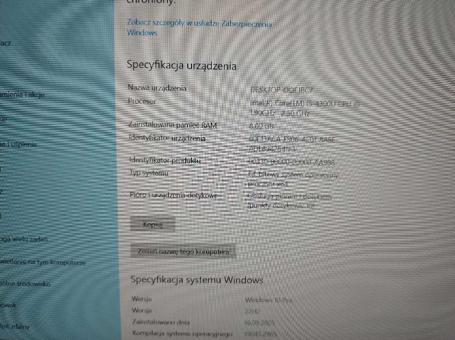 Lenovo ThinkPad yoga 20C0 i5 4300u 8gb 240gb SSD