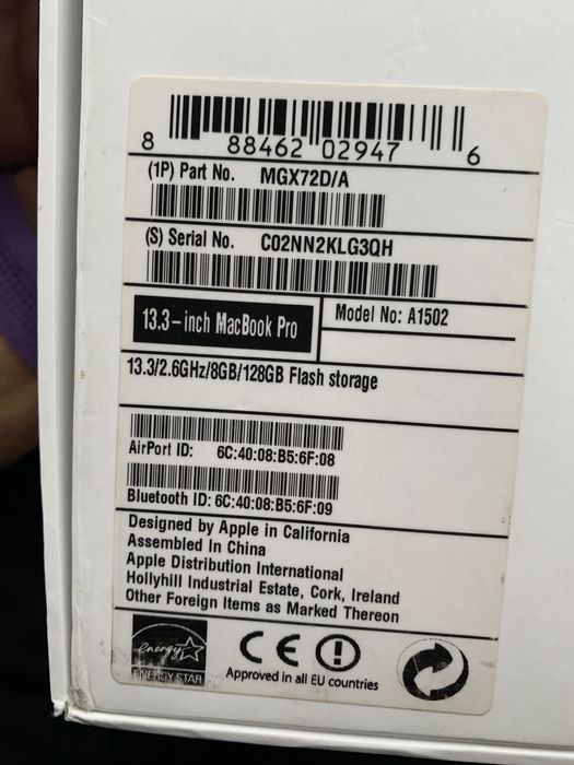 MacBook Pro A1502