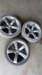 jogo jantes  audi a5 a6 19 polegadas 5 furos