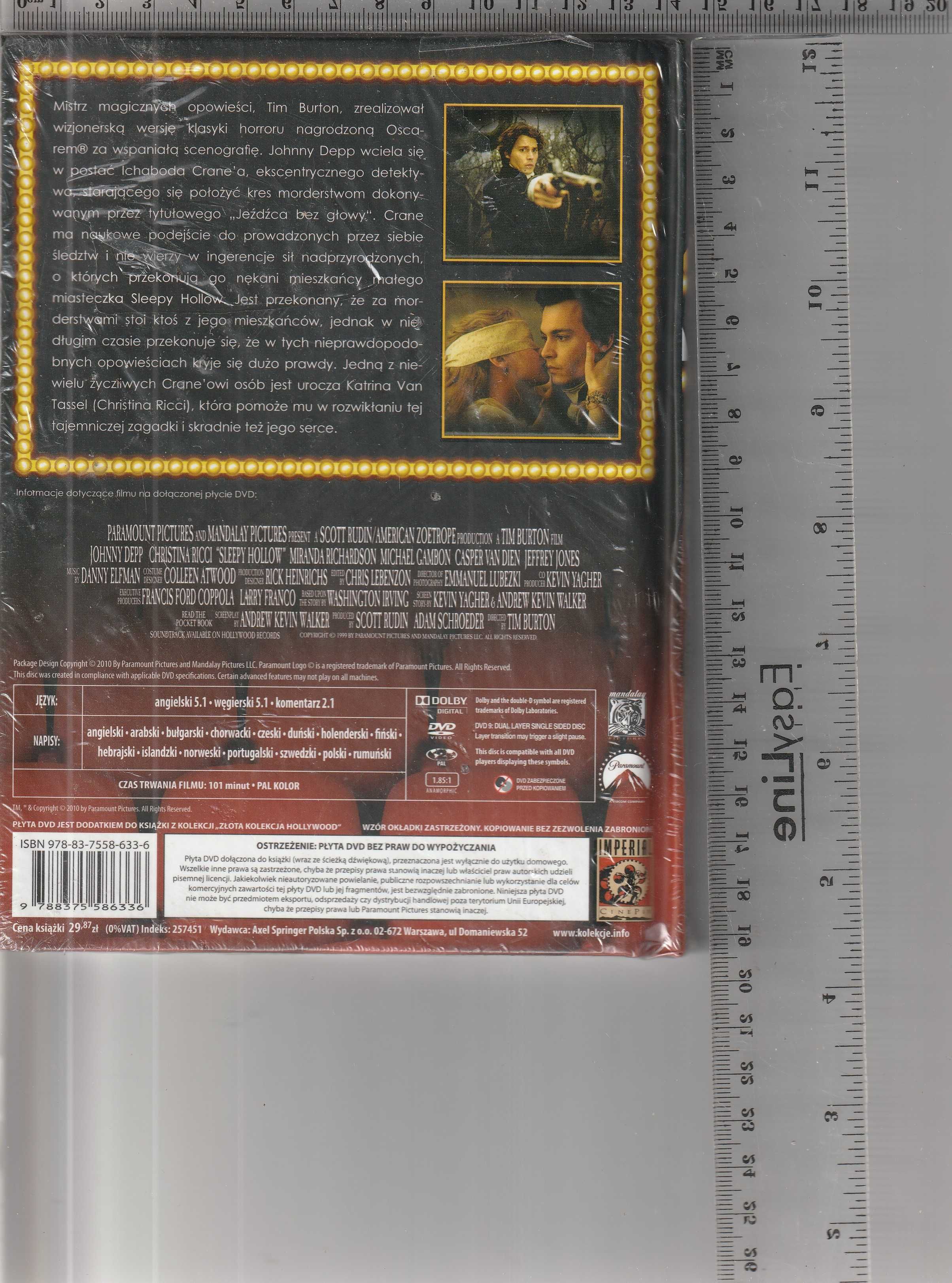 Jeździec bez głowy (Złota Kolekcja Hollywood 08) (booklet) DVD