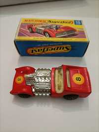 Matchbox Superfast, Road Drasgster, n° 19 de 1970, com caixa reparada