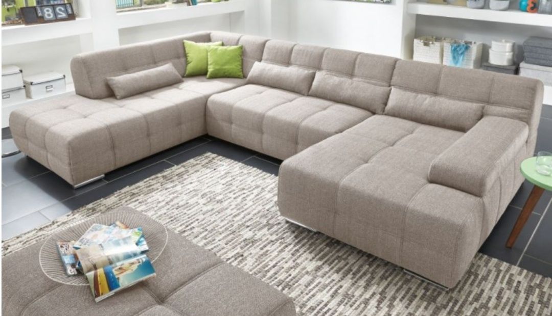 Sofa cama Boogie em com canto em U