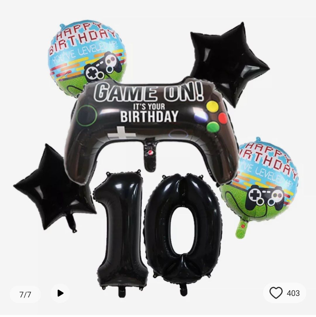 Кульки шаріки  на день народження 10р