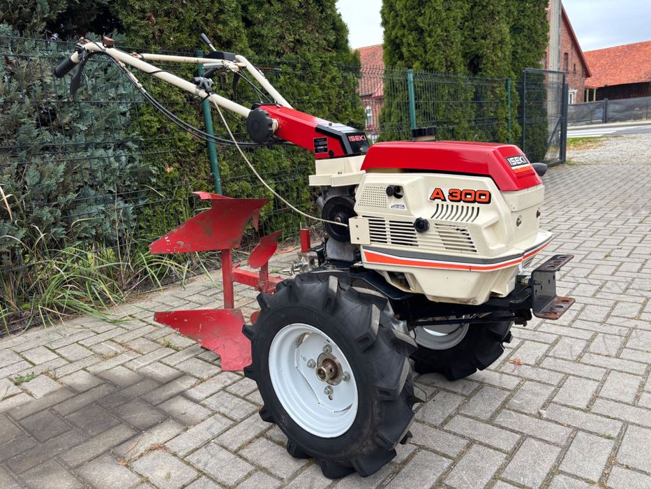 Traktorek Dzik Glebogryzarka Iseki a300 Piękna Honda kubota pług