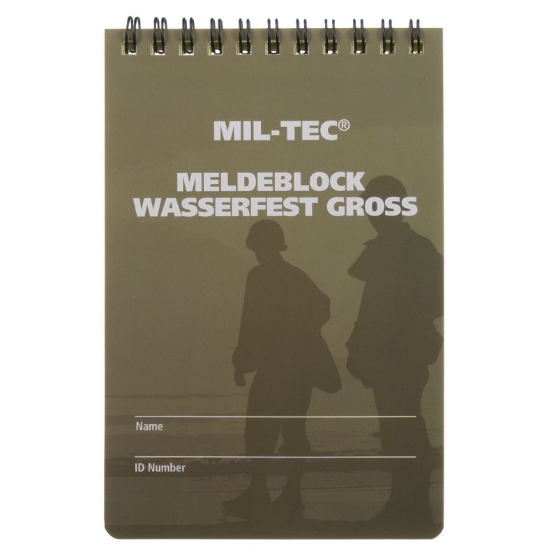 Тактичний блокнот Mil-Tec Waterproof 100x150 mm