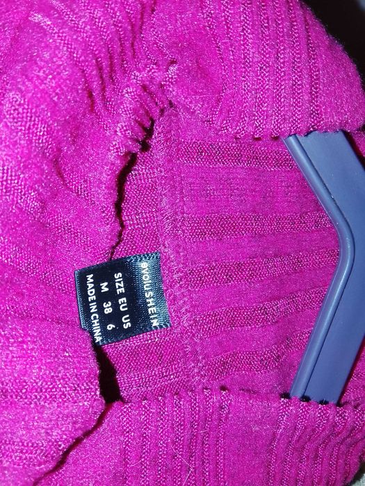 Vestido em malha comprido