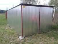 Garaż Blaszany Blaszak Blaszaki Garaże Wiata 3x5 3x4 4x5 3x6 4x6 5x6
