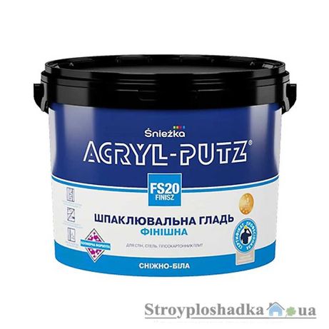 Шпаклівка Sniezka Acryl-Putz FS 20, фінішна, 27 кг