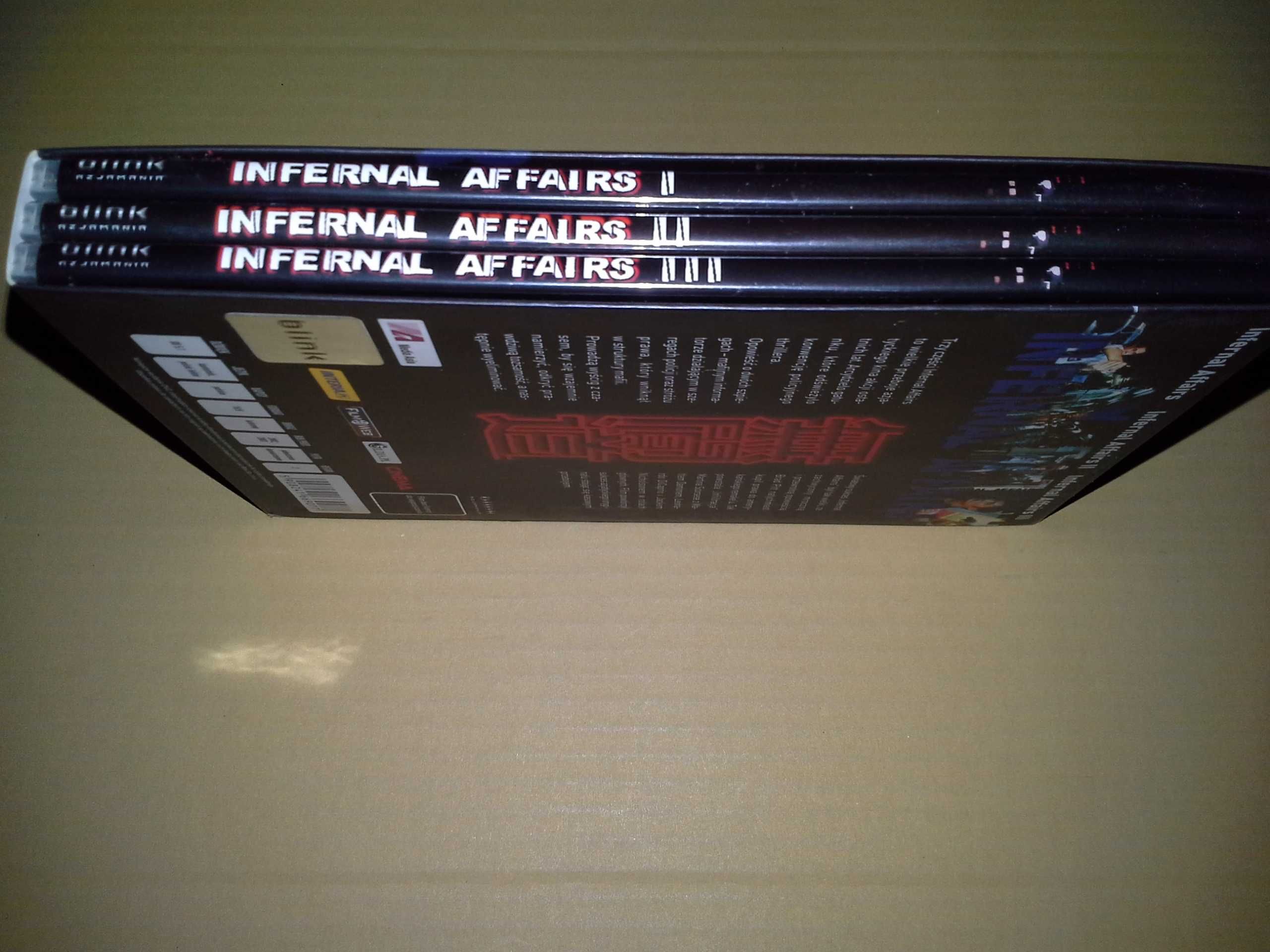 Infernal Affairs / Piekielna gra Box 3 x DVD KOMPLET