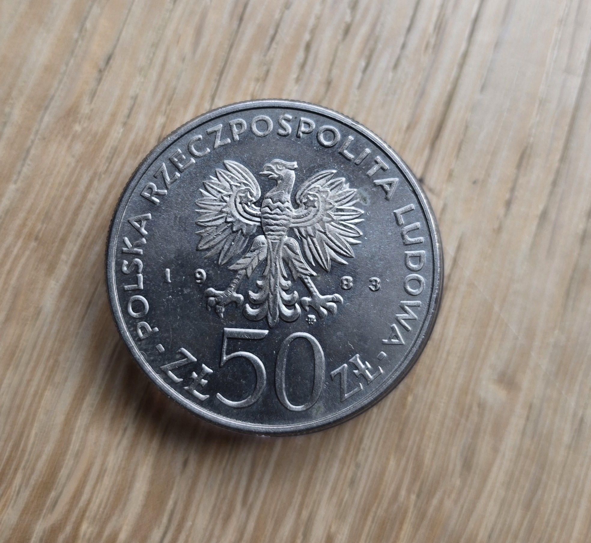 Moneta kolekcjonerska Jan III Sobieski 300 lat odsieczy wiedeńskiej 50