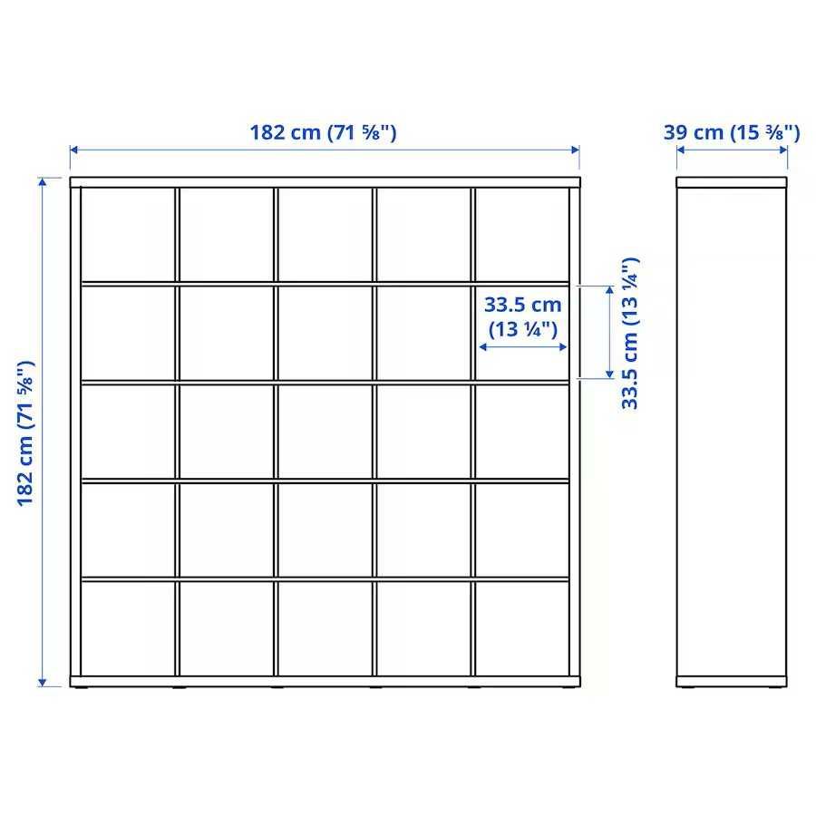 KALLAX Regał, czarnybrąz, 182x182 Nowy w kartonach OKazja  Ikea