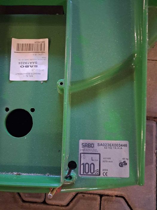 Lawety/obudowy kosiarek Sabo - komplet składający się z 2 szt.