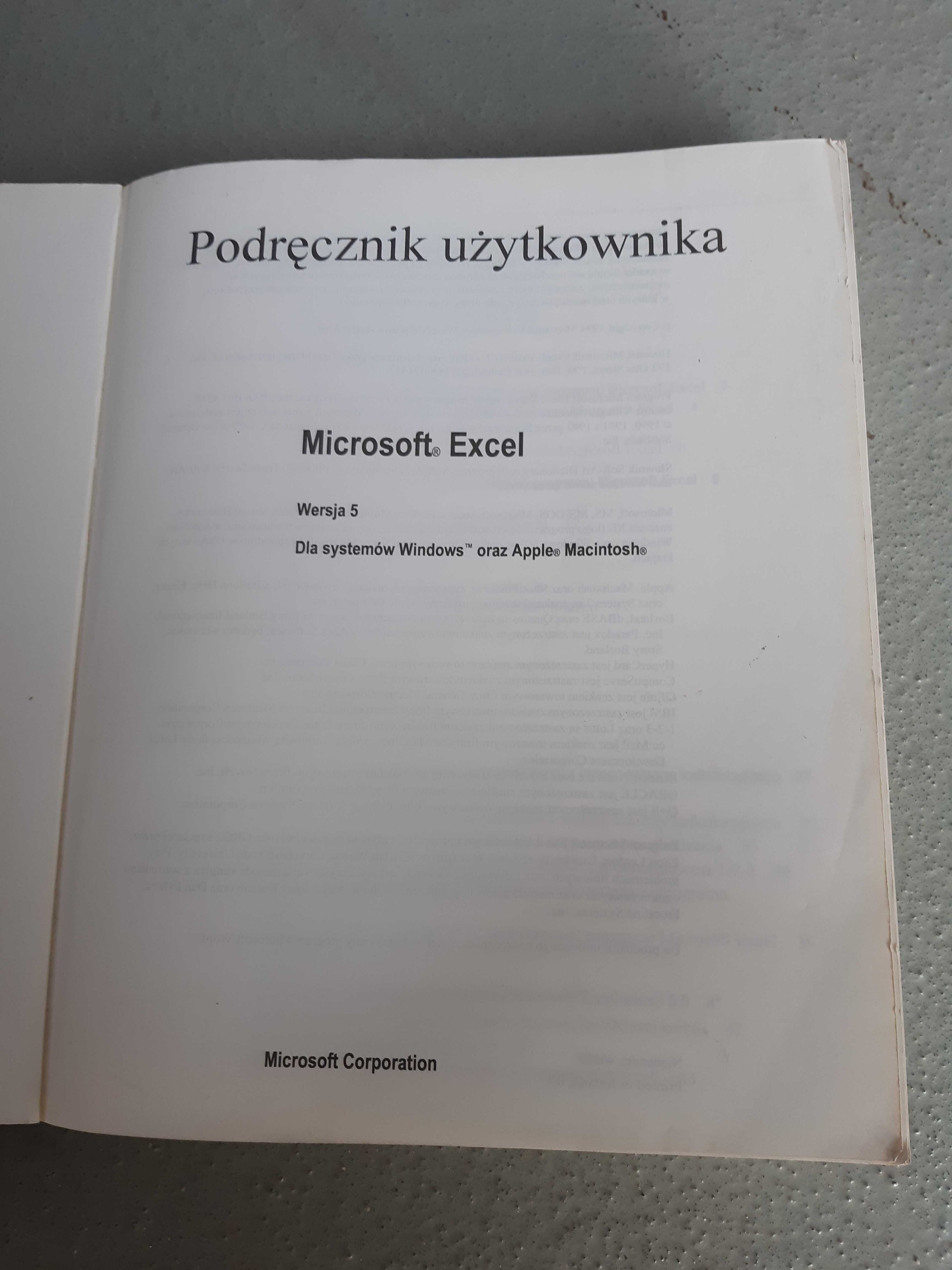 Książki "Microsoft Excel, Microsoft Excel,  Edytor równań, Draw, Word