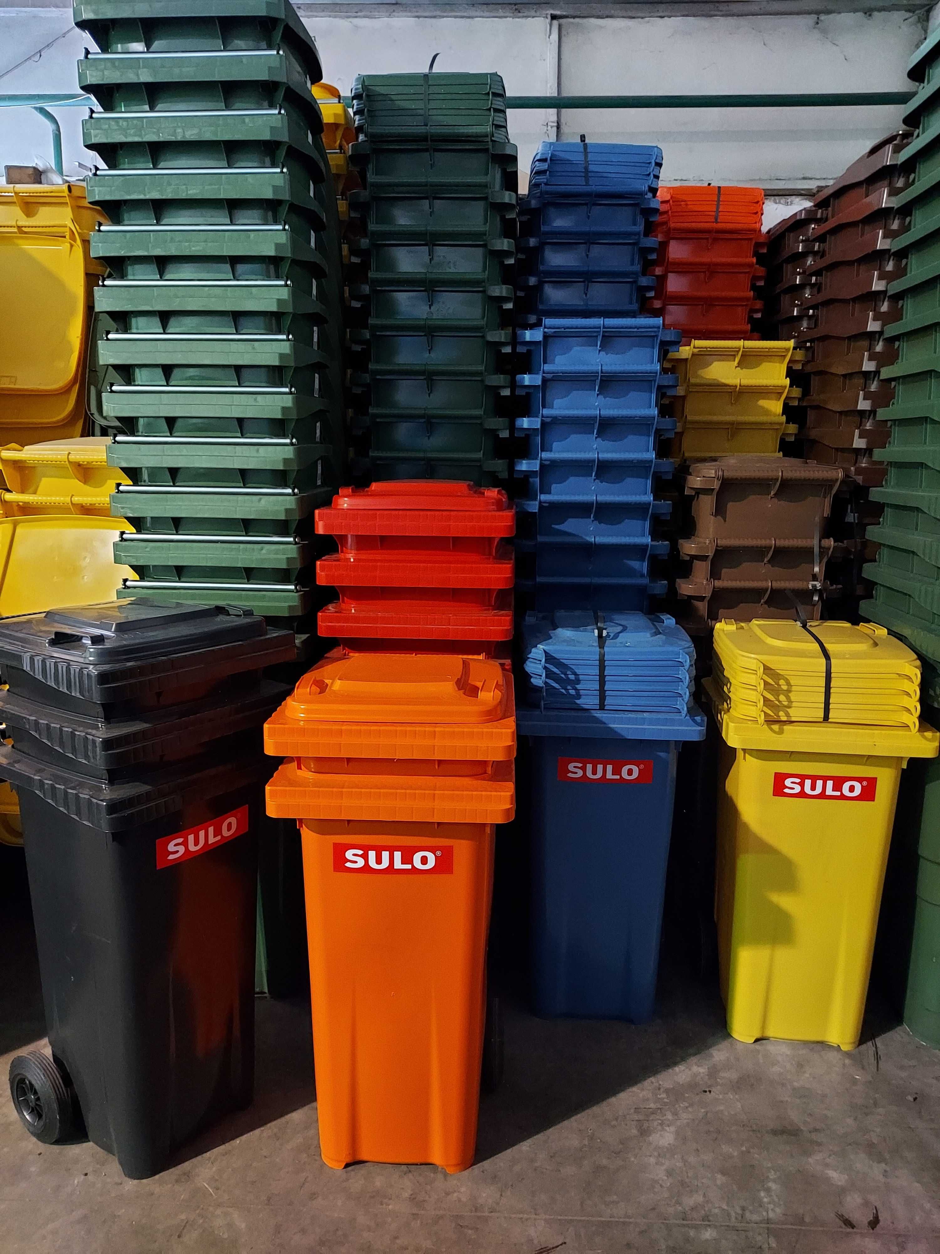 SULO Бак для мусора 120 240 360л для сміття евроконтейнер мусорный бак