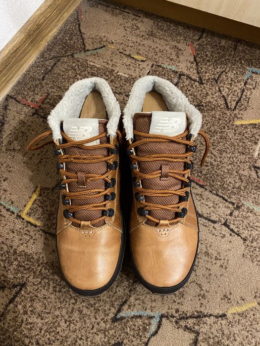 Кожаные зимние ботинки New Balance 754