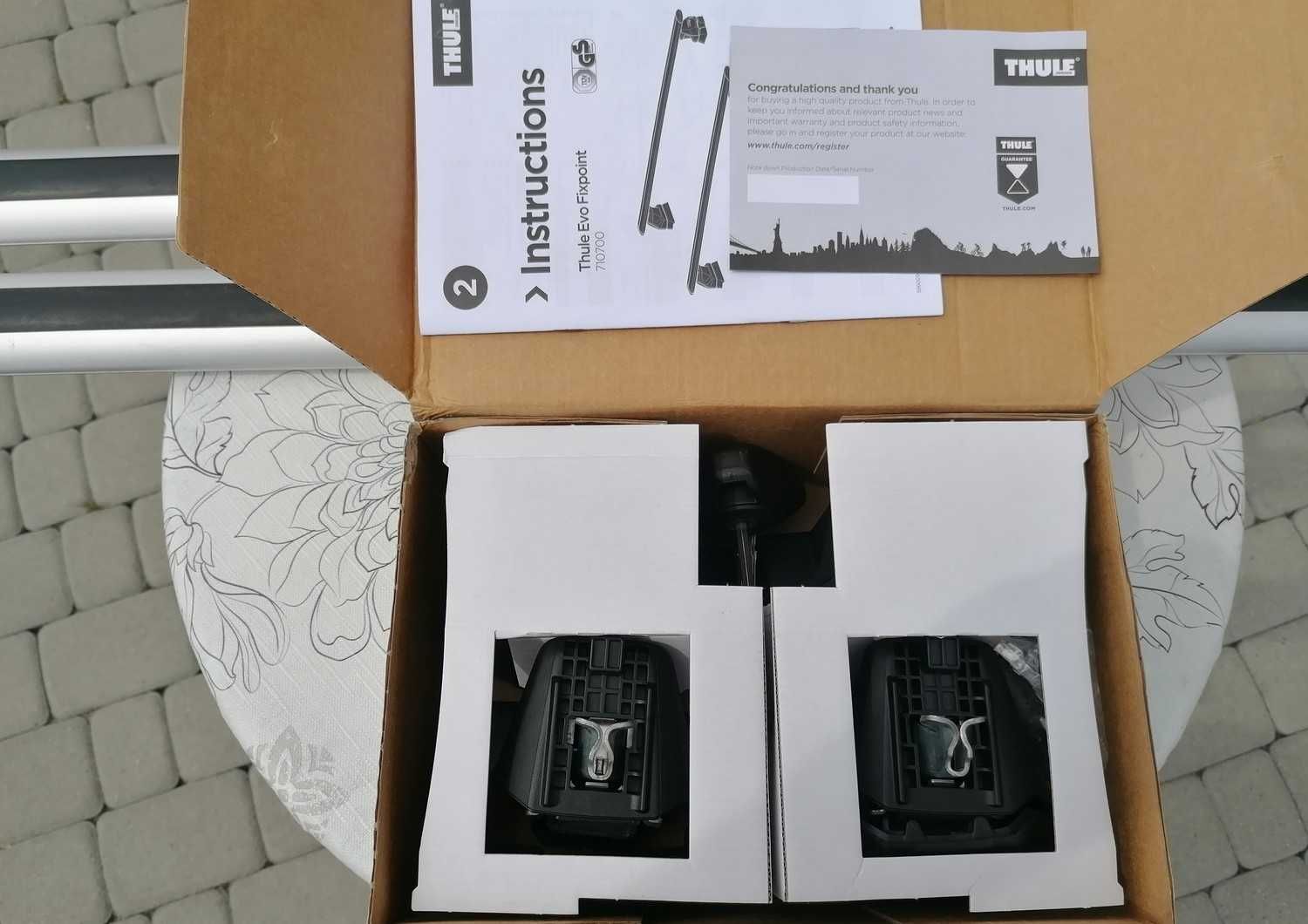 Bagażnik Dachowy Thule 7107 Stopy Nowe Belka AeroBar