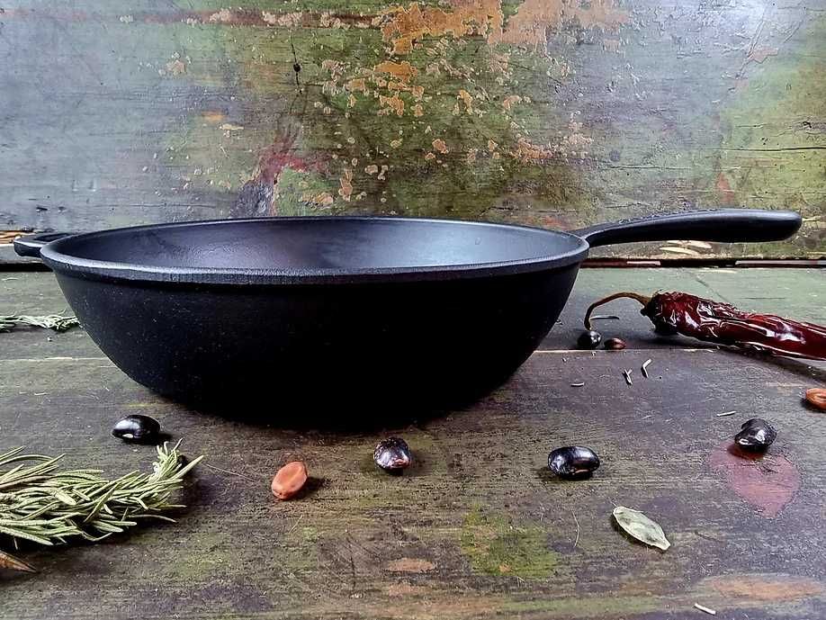 Сковорода чугунная "Майстерня" 26 см - Чавунна сковорода Maysternya