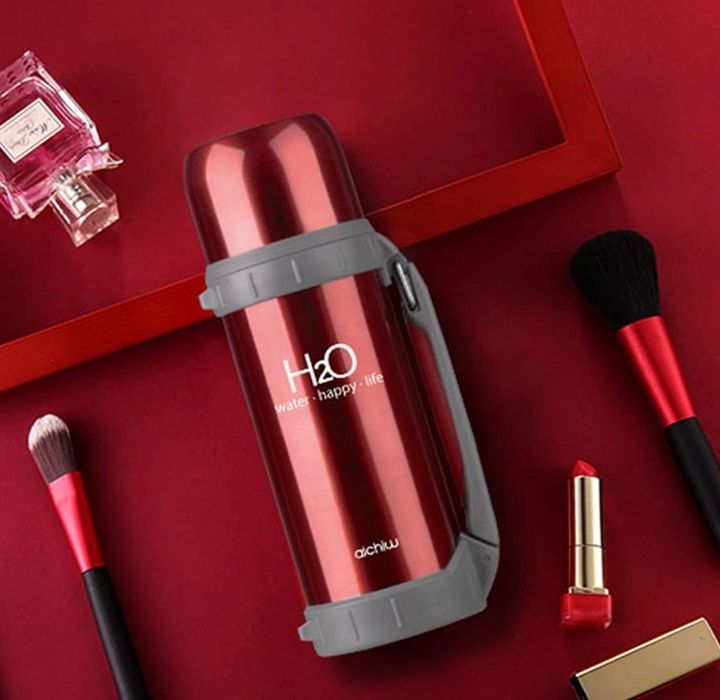 Izolowana butelka na wodę, podróżny kubek że stali nierdzewnej  1000ml