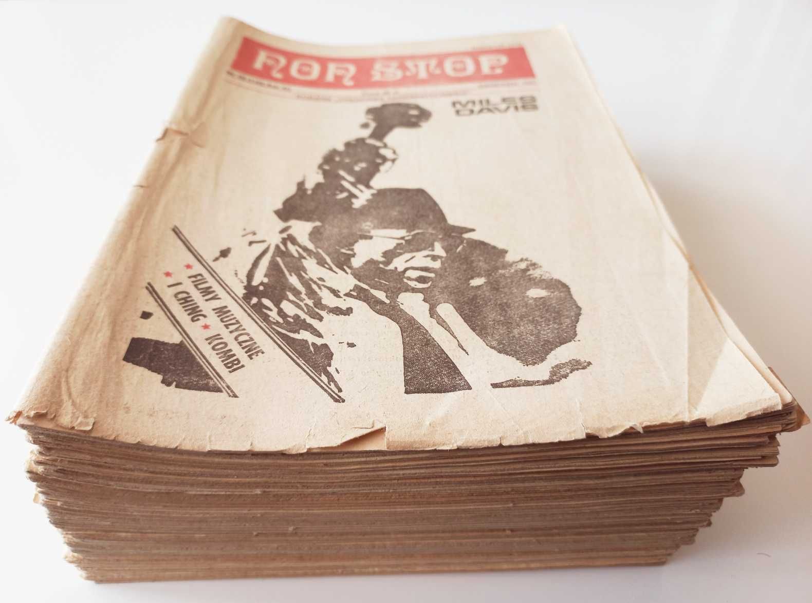 Non Stop - zestaw 31 magazynów muzycznych z lat 1983-87
