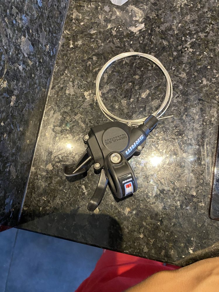 Manípulo de desviador dianteiro sram 3 velocidades
